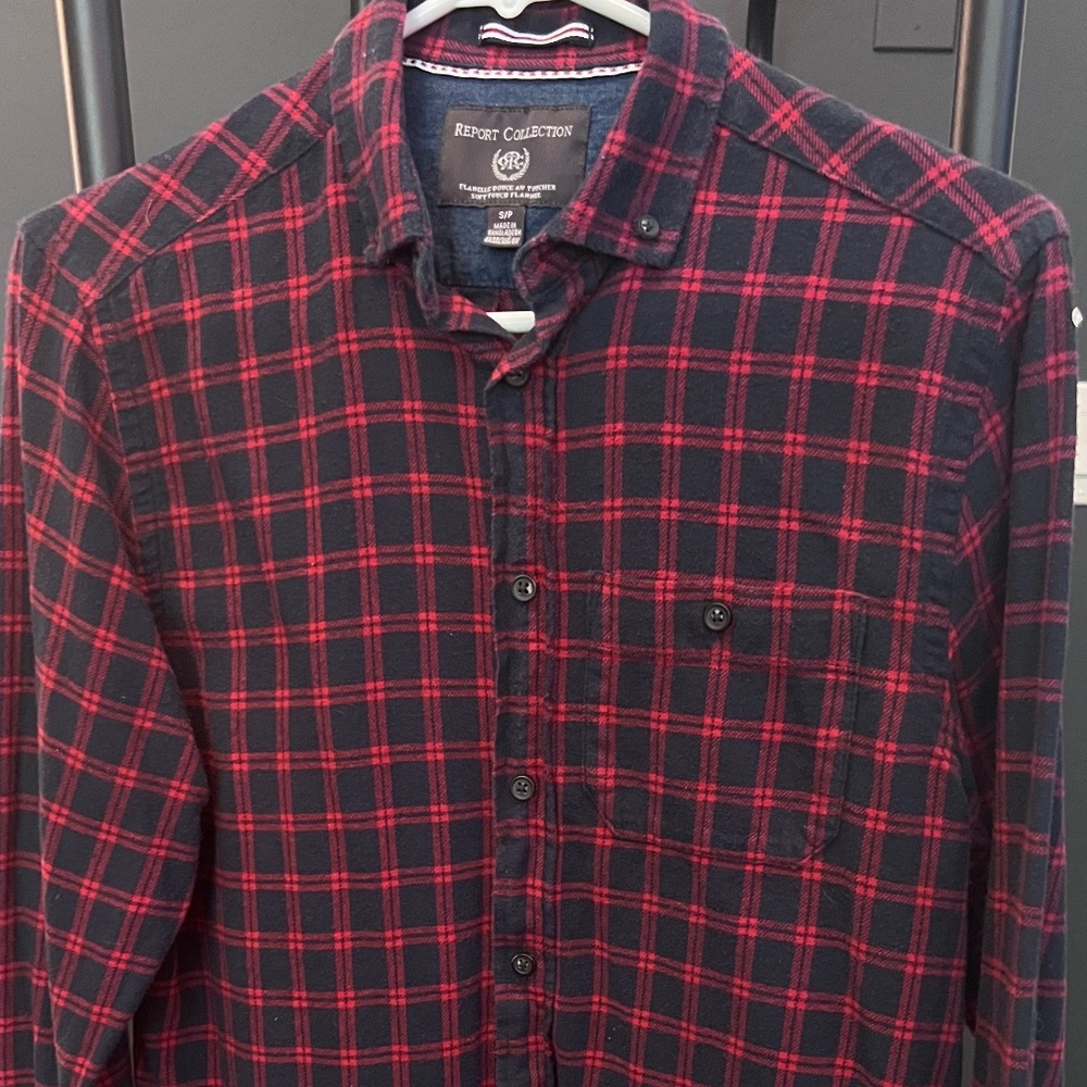 Men's Report Collection Flannel Shirt